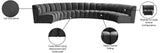 Infinity Modular 6-Piece Sectional Sofa - Luxurious Deep Channel Tufting & Contemporary Design