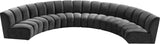 Infinity Modular 6-Piece Sectional Sofa - Luxurious Deep Channel Tufting & Contemporary Design
