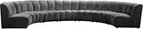 Infinity Modular 7-Piece Sectional Sofa - Soft Velvet, Contemporary Design for Versatile Living Spaces