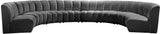 Infinity Modular 8-Piece Sectional Sofa - Luxurious Deep Channel Tufting for Stylish Comfort
