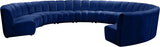 Infinity 10-Piece Modular Sectional Sofa: Luxurious Deep Channel Tufting for Ultimate Comfort