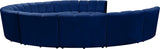 Infinity 10-Piece Modular Sectional Sofa: Luxurious Deep Channel Tufting for Ultimate Comfort