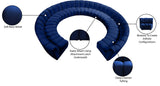 Infinity 11-Piece Modular Sectional Sofa - Contemporary Design with Deep Channel Tufting Comfort