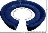 Infinity 12-Piece Modular Sectional - Soft Velvet Comfort with Deep Channel Tufting & Contemporary Style