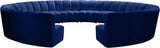 Infinity 12-Piece Modular Sectional - Soft Velvet Comfort with Deep Channel Tufting & Contemporary Style