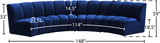 Infinity Modular 4-Piece Sectional with Soft Upholstery and Deep Channel Tufting for Modern Spaces