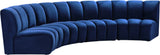 Infinity Modular 4-Piece Sectional with Soft Upholstery and Deep Channel Tufting for Modern Spaces