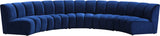 Infinity Modular 5-Piece Sectional Sofa - Luxurious Deep Channel Tufting & Modern Design Elegance