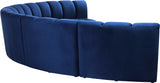 Infinity Modular 6-Piece Sectional Sofa - Luxurious Deep Channel Tufting & Contemporary Design