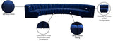 Infinity Modular 7-Piece Sectional Sofa - Soft Velvet, Contemporary Design for Versatile Living Spaces