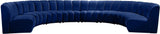 Infinity Modular 8-Piece Sectional Sofa - Luxurious Deep Channel Tufting for Stylish Comfort