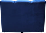 Infinity Modular Chair - Stylish Contemporary Seating with Soft Velvet and Deep Channel Tufting