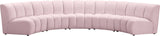 Infinity Modular 5-Piece Sectional Sofa - Luxurious Deep Channel Tufting & Modern Design Elegance