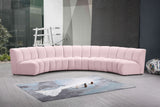 Infinity Modular 5-Piece Sectional Sofa - Luxurious Deep Channel Tufting & Modern Design Elegance