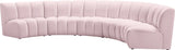 Infinity Modular 5-Piece Sectional Sofa - Luxurious Deep Channel Tufting & Modern Design Elegance