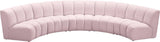 Infinity Modular 5-Piece Sectional Sofa - Luxurious Deep Channel Tufting & Modern Design Elegance