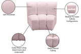 Infinity Modular Chair - Stylish Contemporary Seating with Soft Velvet and Deep Channel Tufting