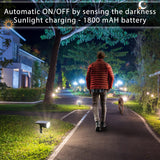 2-Pack Solar Landscape Spotlights Outdoor IPX7