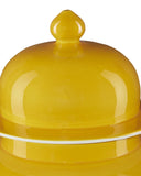 Imperial Yellow Large Temple Jar