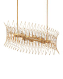 Marquise Oval Gold Chandelier