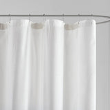 Embossed Ombre Shower Curtain Modern Bathroom Decor, Blue