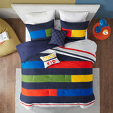 Cool Kid Color Block Comforter Set