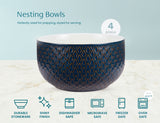 Kook Ceramic Nesting Bowls Set of 4, Ivory