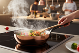 Mauviel M'Heritage M'150 CI Chef Pan With Lid, Cast Iron Handle, 3.6-Qt