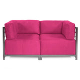 Axis 4pc Sectional Regency Fuchsia Titanium Frame