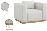 Alfie Chair - Cozy Contemporary Living Room Chair with Chic Design and Plush Comfort for Reading Nook