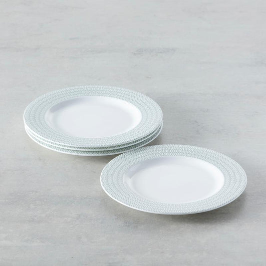 Ornament Green Plate 9"