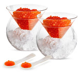 Kook Glass Caviar Chiller & Martini Glass