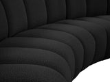 Infinity Boucle Fabric 12pc Modular Sectional Sofa with Deep Channel Tufting for Modern Living