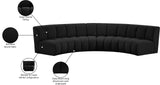 Infinity Boucle Fabric Modular Sectional Sofa with Deep Channel Tufting for Modern Living Spaces