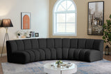 Infinity Boucle Fabric Modular Sectional Sofa with Deep Channel Tufting for Modern Living Spaces