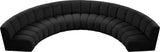 Infinity Boucle Fabric Modular Sectional Sofa - Contemporary Design with Deep Channel Tufting Comfort