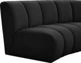 Infinity Boucle Fabric Modular Sectional Sofa – Luxurious Deep Channel Tufting & Contemporary Design