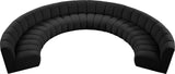 Infinity Boucle Fabric Modular Sectional Sofa – Luxurious Deep Channel Tufting & Contemporary Design
