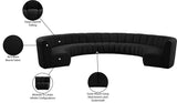 Infinity Boucle Fabric Modular Sectional Sofa - Contemporary Design with Deep Channel Tufting Comfort