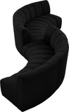 Infinity Boucle Fabric Modular Sectional Sofa - Contemporary Design with Deep Channel Tufting Comfort