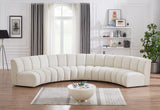 Infinity Boucle Fabric Modular Sectional - Stylish 5pc Contemporary Seating with Deep Channel Tufting