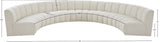 Infinity Modular Sectional Sofa - Contemporary 7pc Design with Deep Channel Tufting for Comfort