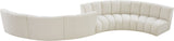 Infinity Boucle Fabric Modular Sectional Sofa - Contemporary Design with Deep Channel Tufting Comfort