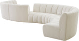 Infinity Boucle Fabric Modular Sectional Sofa – Luxurious Deep Channel Tufting & Contemporary Design