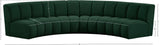 Infinity Boucle Fabric Modular Sectional Sofa with Deep Channel Tufting for Modern Living Spaces