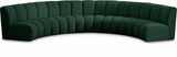 Infinity Boucle Fabric Modular Sectional - Stylish 5pc Contemporary Seating with Deep Channel Tufting