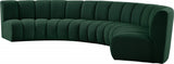 Infinity Boucle Fabric Modular Sectional - Stylish 5pc Contemporary Seating with Deep Channel Tufting