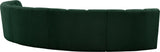 Infinity Boucle Fabric Modular Sectional - Stylish 5pc Contemporary Seating with Deep Channel Tufting