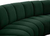 Infinity Boucle Fabric Modular Sectional Sofa - Contemporary Design with Deep Channel Tufting Comfort