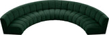 Infinity Boucle Fabric Modular Sectional Sofa - Contemporary Design with Deep Channel Tufting Comfort